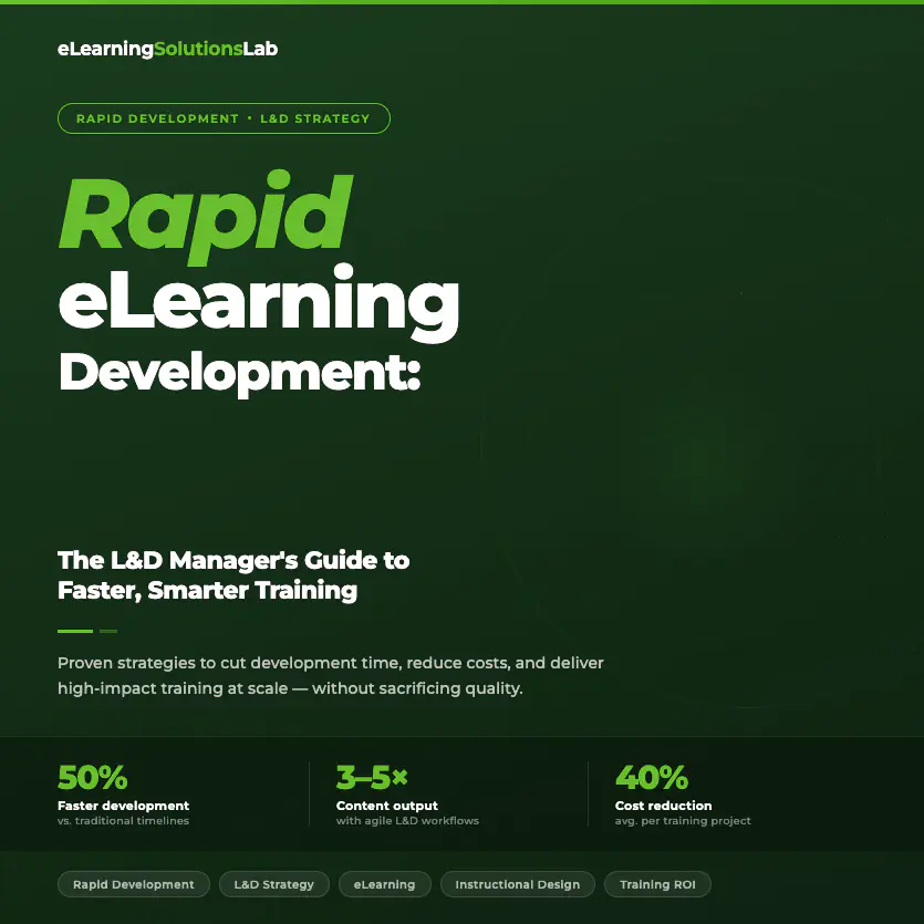 rapid elearning development
