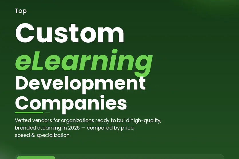 top custom elearning development companies