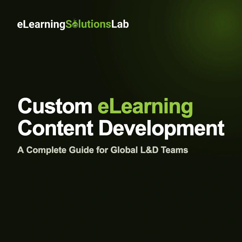 custom elearning content development