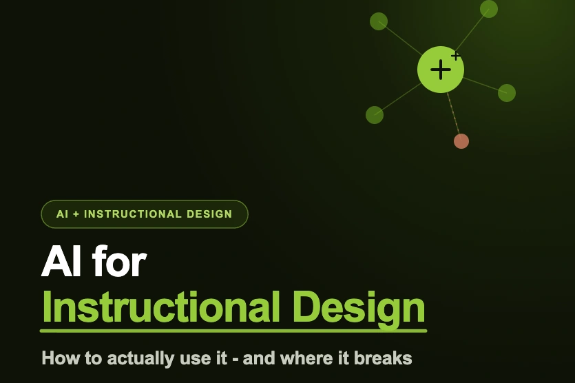 AI for instructional design