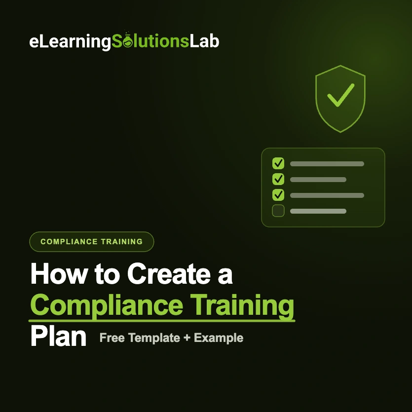 compliance training plan