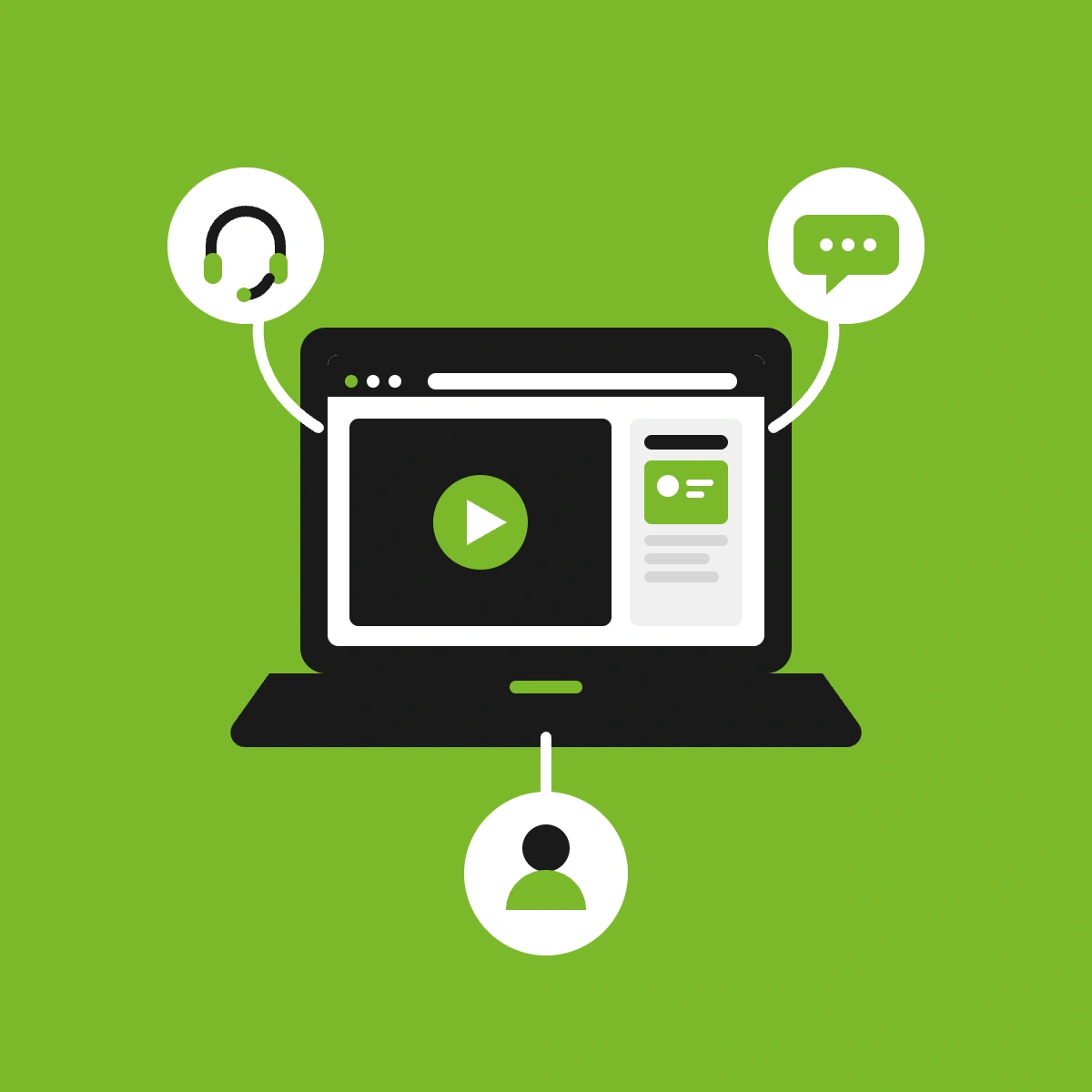product training illustration