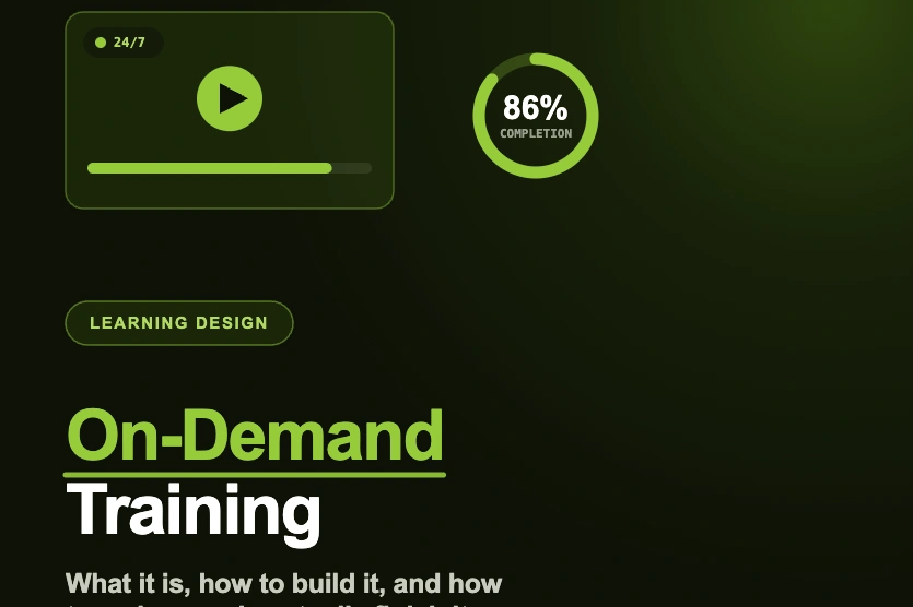 on-demand training