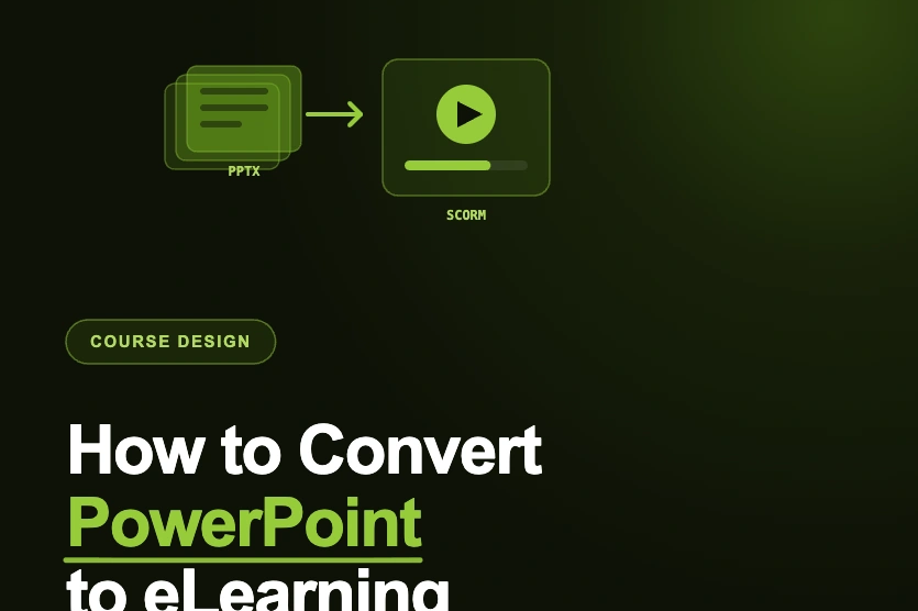 convert PowerPoint to eLearning