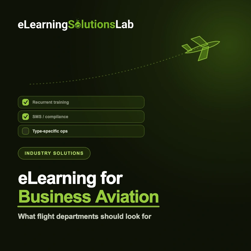 elearning for business aviation